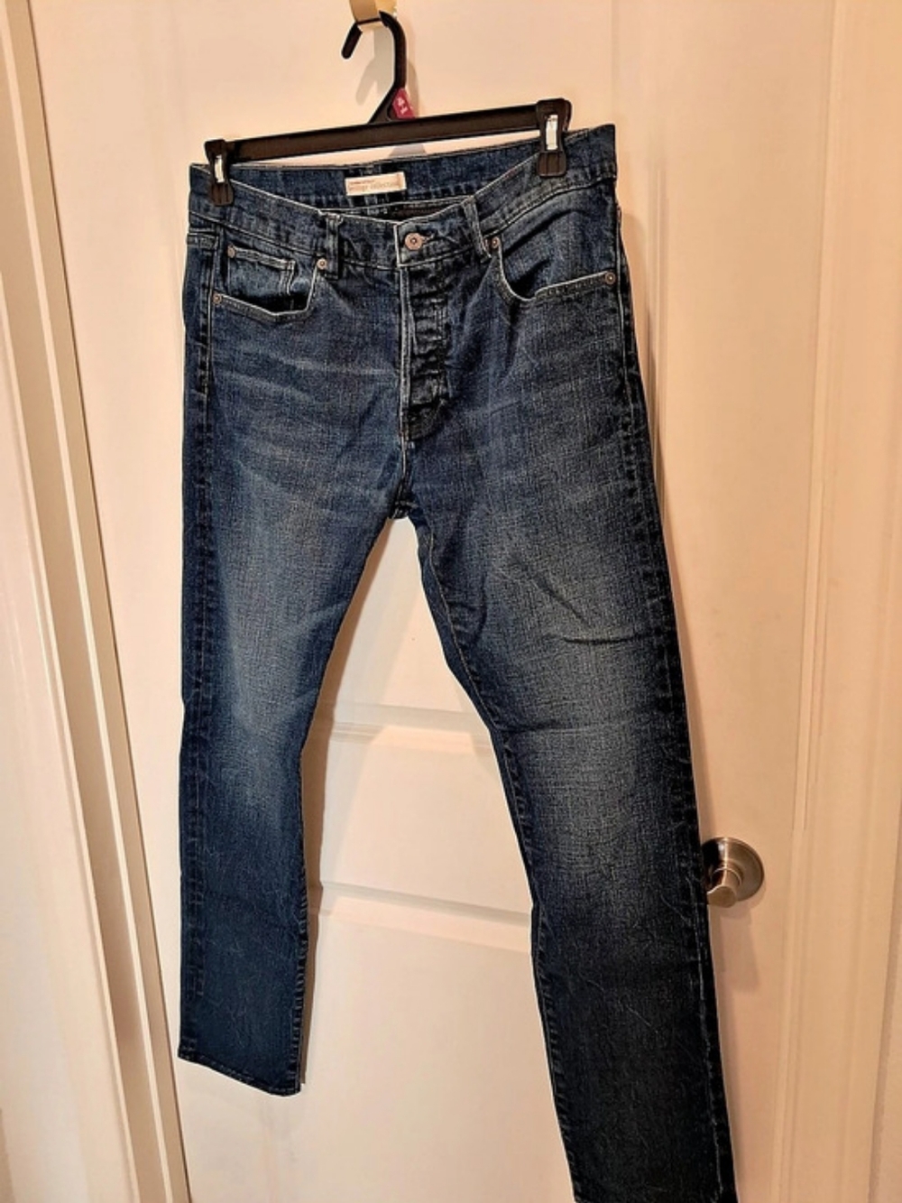 Banana Republic Heritage Collection Straight Leg Jeans in Blue Size 35x32